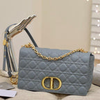 ラージ カロバッグ 28 グレー サプル カナージュ カーフスキン