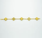 [⭐JeweliWhal] مجموعة سوار CLOVER 5 MOTIF LASER