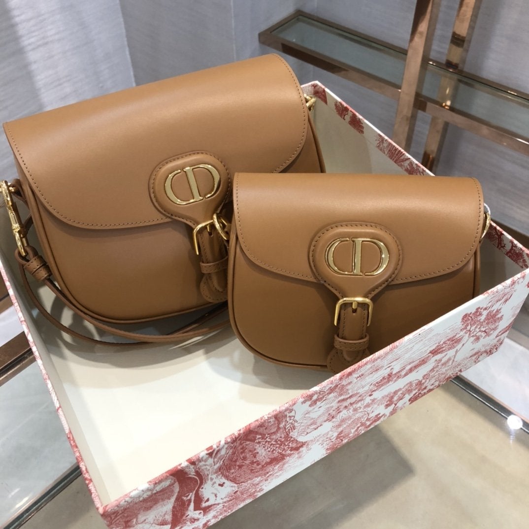 ラージ ボビーバッグ 27cm コニャックカラー カーフスキン