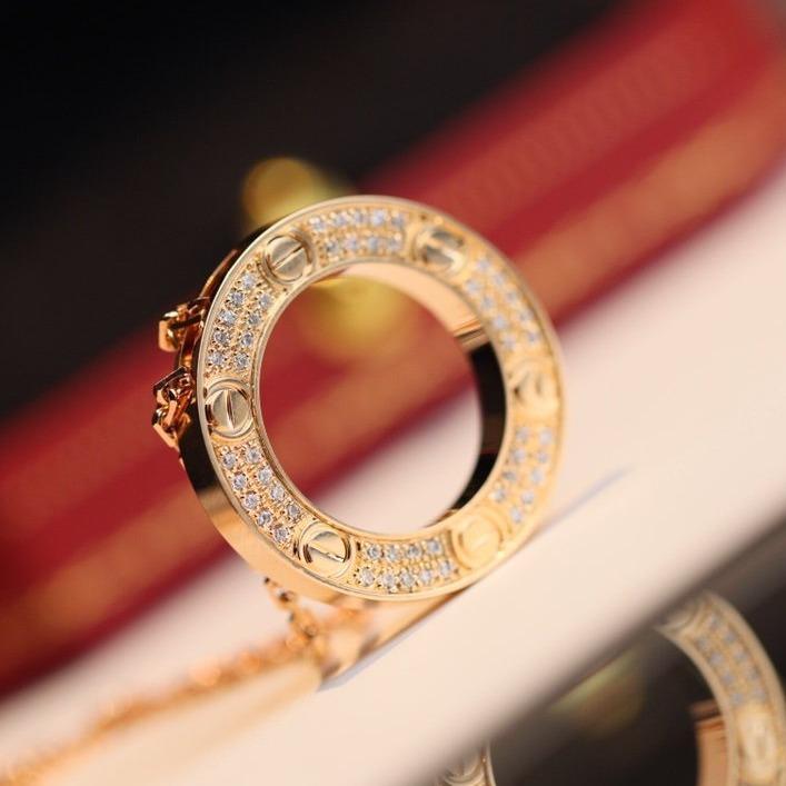 [⭐JeweliWhal]LOVE NECKLACE ADJUSTABLE ROSE GOLD