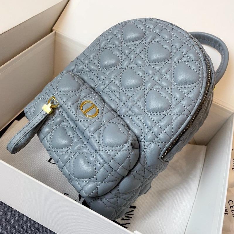 スモールバックパック クラウドブルー カナージュ ラムスキン