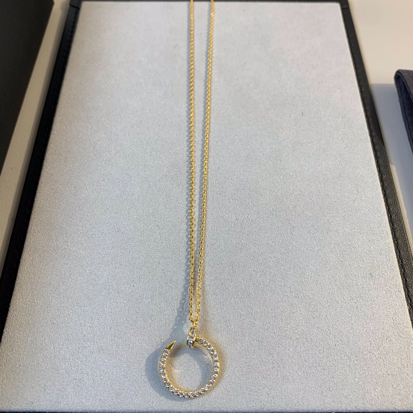 [⭐JeweliWhal]JUSTE NECKLACE GOLD DIAMONDS