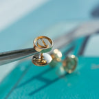 [⭐JeweliWhal]ラブイヤリング ピンクゴールド 10mm