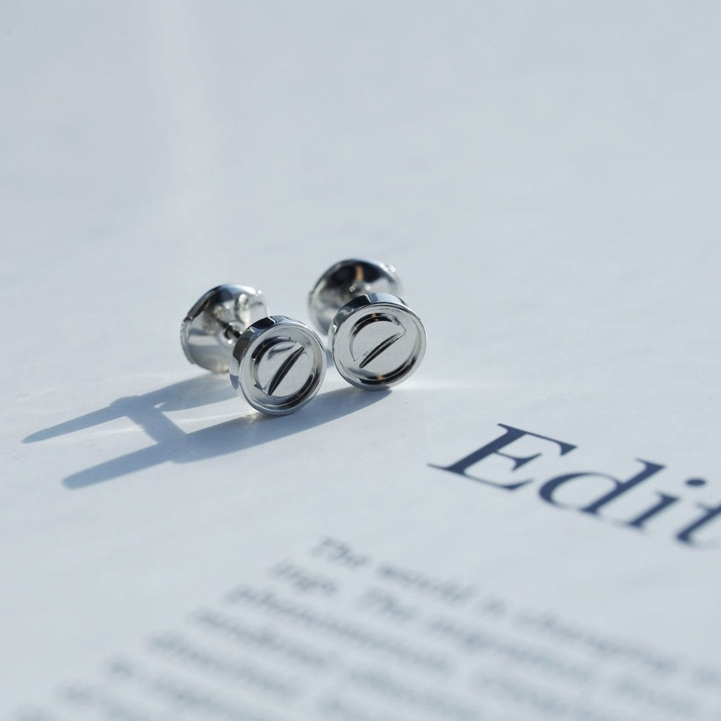 [⭐JeweliWhal]LOVE EARRINGS SILVER 10MM