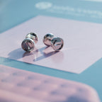 [⭐JeweliWhal]LOVE EARRINGS SILVER 10MM