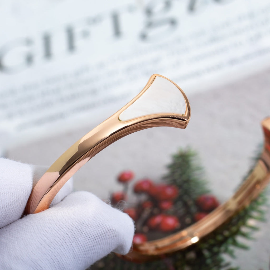 [⭐JeweliWhal]DREAM BRACELET OPEN PINK GOLD MOP DIAMOND