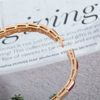 [⭐JeweliWhal]SERPENTI BRACELET PINK GOLD RUBELLITE