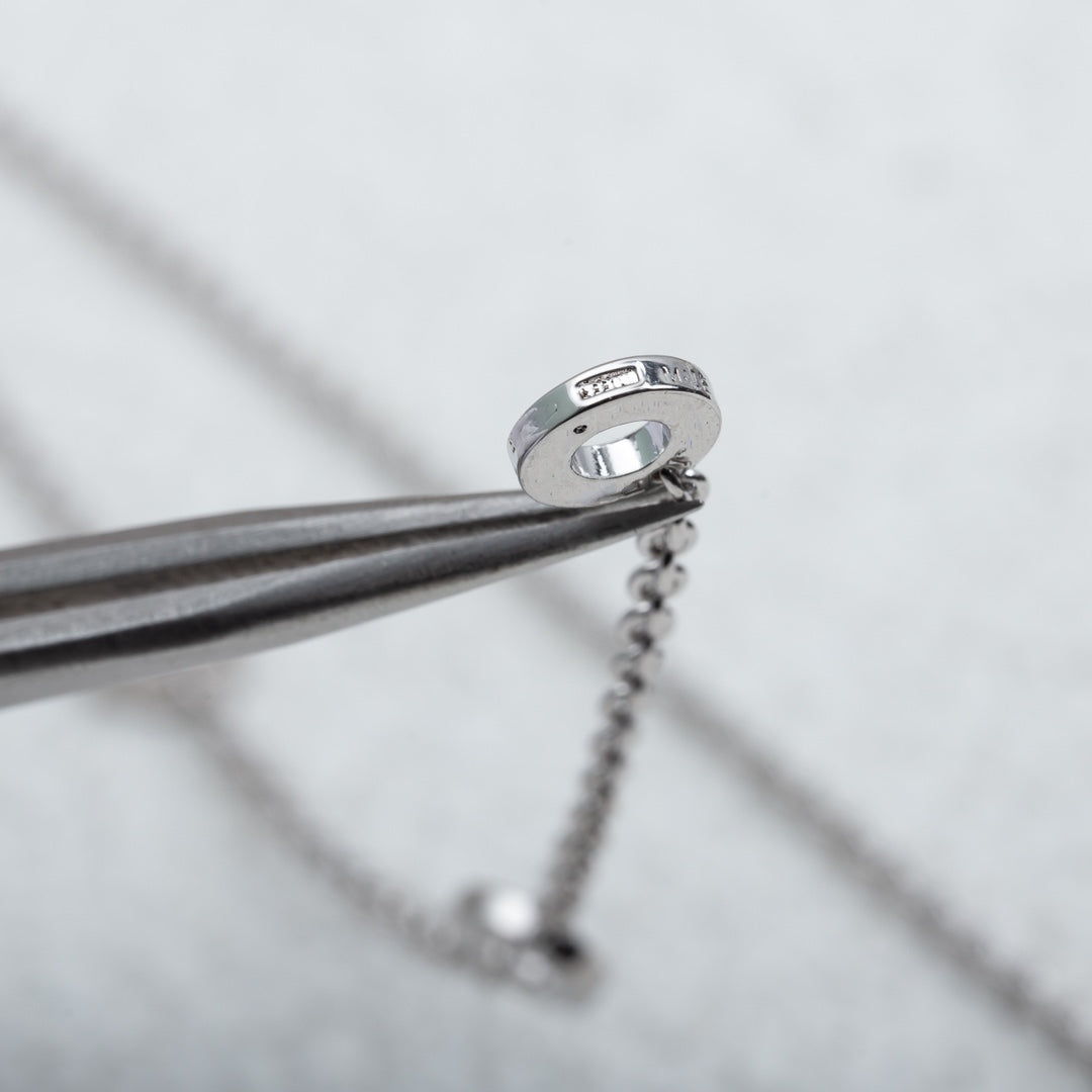 [⭐JeweliWhal]パレンテシネックレス シルバー ダイヤモンド