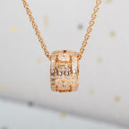 [⭐JeweliWhal]PARENTESI NECKLACE PINK GOLD DIAMOND
