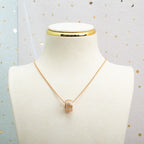 [⭐JeweliWhal]PARENTESI NECKLACE PINK GOLD DIAMOND