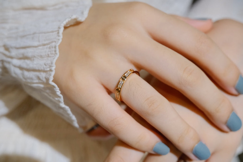 [⭐JeweliWhal]LOVE RING 2.65MM DIAMOND