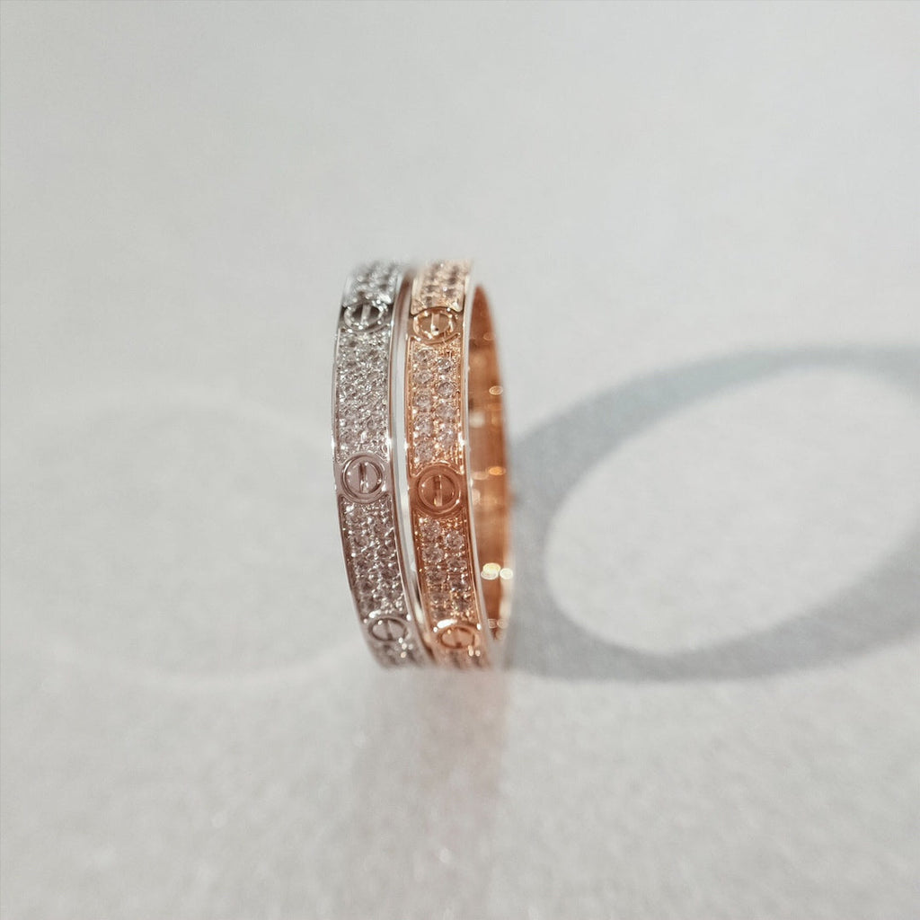 [⭐JeweliWhal]LOVE RING 2.65MM DIAMOND