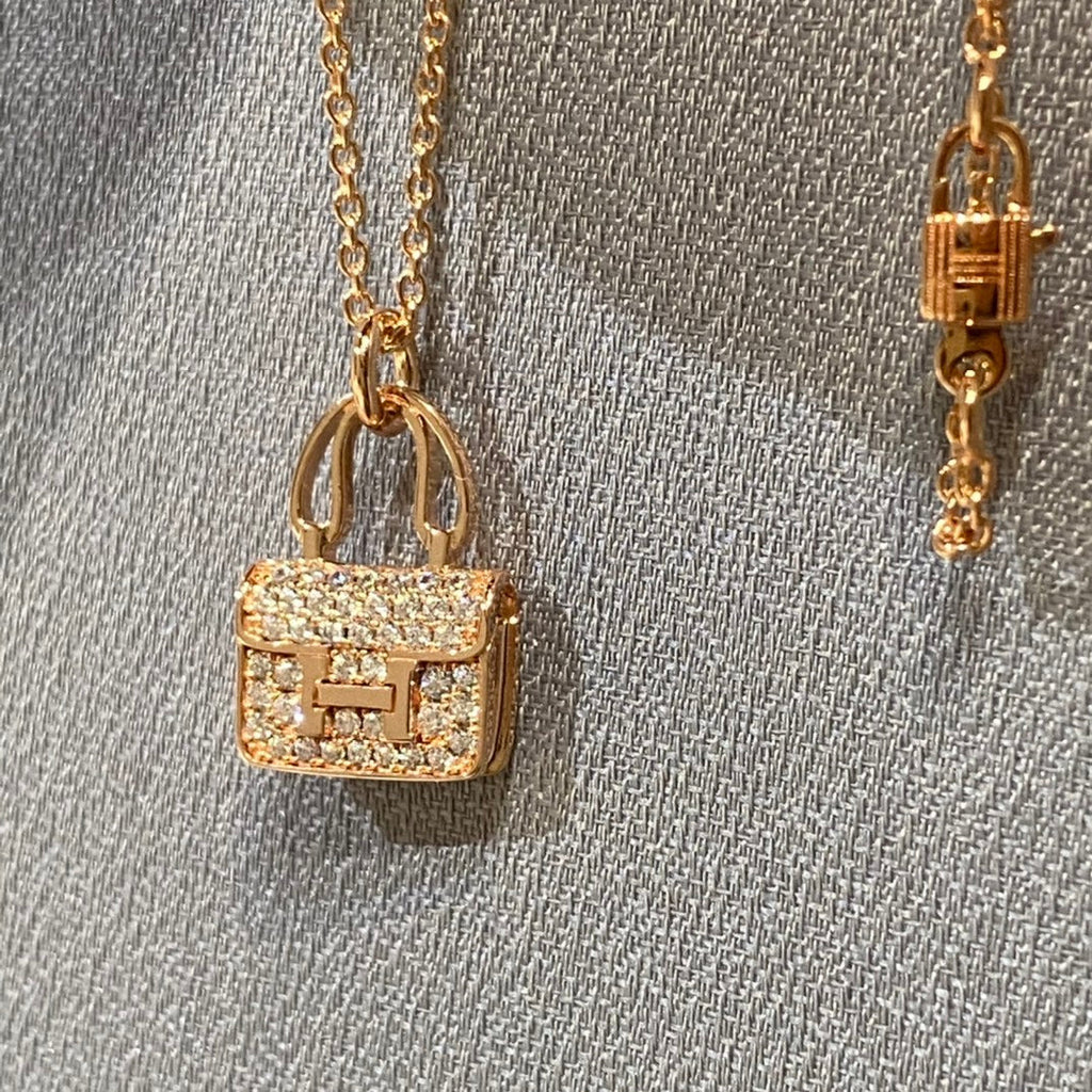 [⭐JeweliWhal]CONSTANCE PEDANT DIAMOND NECKLACE