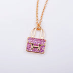 [⭐JeweliWhal]CONSTANCE PEDANT PURPLE DIAMOND NECKLACE