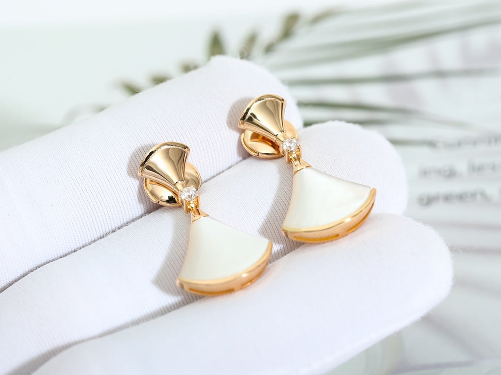 [⭐JeweliWhal]DREAM MOP PINK GOLD EARRINGS