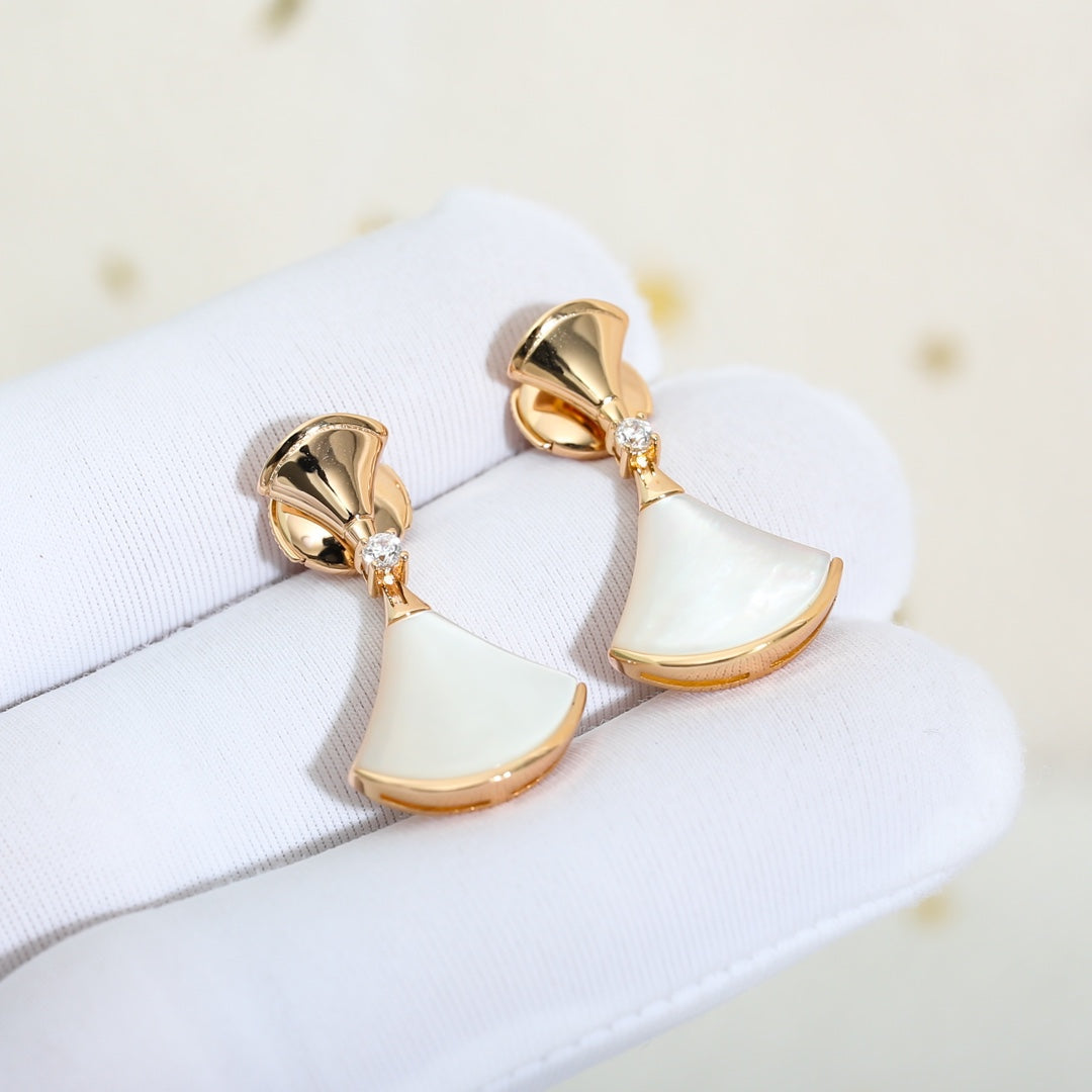 [⭐JeweliWhal]DREAM MOP PINK GOLD EARRINGS