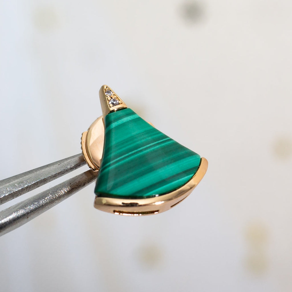 [⭐JeweliWhal]DIVAS DREAM EARRINGS PINK GOLD