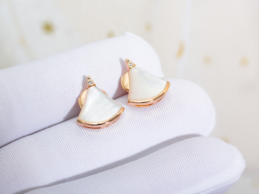 [⭐JeweliWhal]DIVAS DREAM EARRINGS PINK GOLD