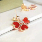[⭐JeweliWhal]SWEET CLOVER CARNELIAN EARRINGS