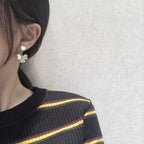 [⭐JeweliWhal]CLOVER SWEET WHITE MOP EARRINGS
