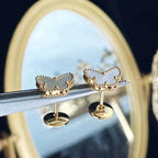 [⭐JeweliWhal]SWEET BUTTERFLY MOP EARSTUDS