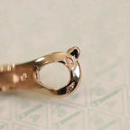 [⭐JeweliWhal]クローバー ミディアム 1モチーフ フルダイヤモンド イヤリング