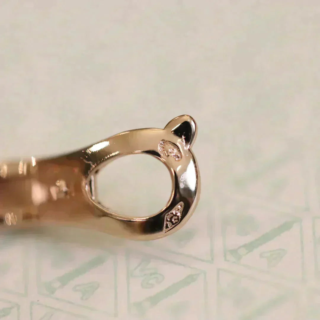 [⭐JeweliWhal]CLOVER MEDIUM 1 MOTIFS FUll DIAMOND EARRINGS