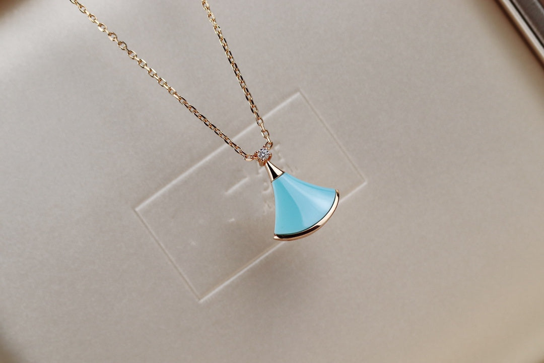 [⭐JeweliWhal]DREAM NECKLACE TURQUOISE PINK GOLD