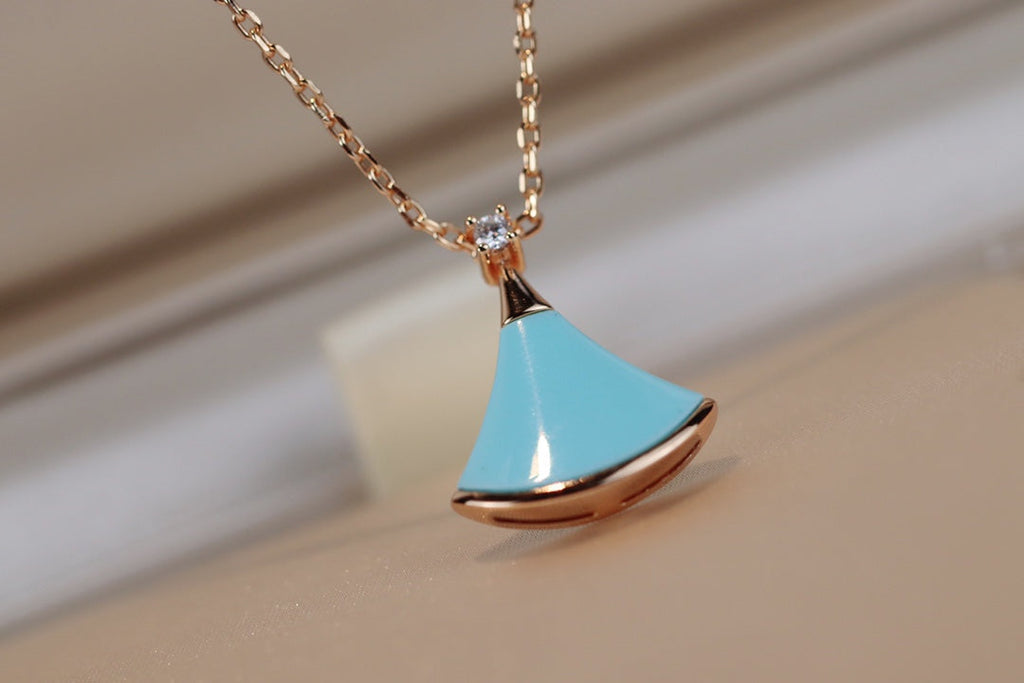 [⭐JeweliWhal]DREAM NECKLACE TURQUOISE PINK GOLD