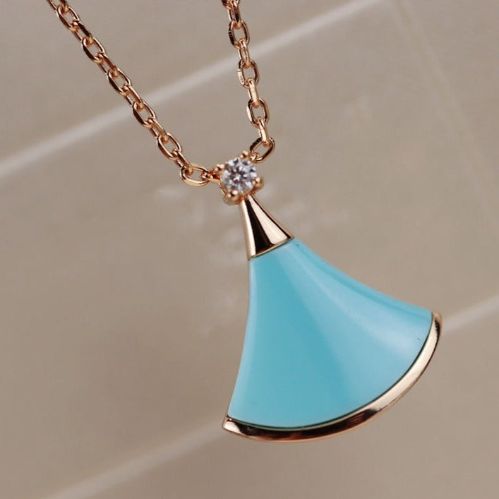 [⭐JeweliWhal]DREAM NECKLACE TURQUOISE PINK GOLD