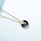 [⭐JeweliWhal]AMULETTE GOLD CARNELIAN ONYX NECKLACE