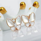 [⭐JeweliWhal]BUTTERFLY MOP DIAMOND EARRINGS