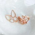 [⭐JeweliWhal]BUTTERFLY MOP DIAMOND EARRINGS