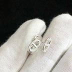 [⭐JeweliWhal]CHAINE SMALL EARRINGS GOLD AND SILVER