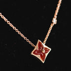 [⭐JeweliWhal]STAR NECKLACE PINK GOLD 1 DIAMOND