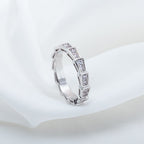 [⭐JeweliWhal]SERPENTI RING SILVER DIAMOND PAVED 3MM