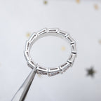 [⭐JeweliWhal]SERPENTI RING SILVER DIAMOND PAVED 3MM