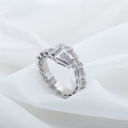 [⭐JeweliWhal]خاتم SERPENTI فضة مرصع بالماس 4MM