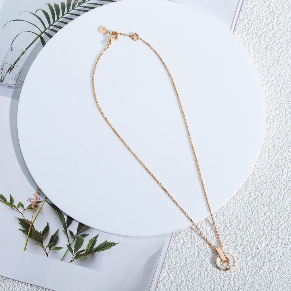 [⭐JeweliWhal]GARI NECKLACE PINK GOLD MOP