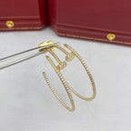 [⭐JeweliWhal]JUSTE EARRINGS FULL DIAMONDS 1.8MM