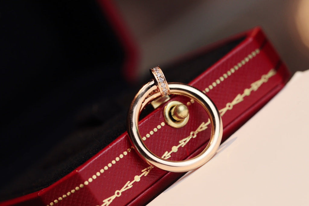 [⭐JeweliWhal]JUSTE RING 2.65MM ذهب وردي ماس