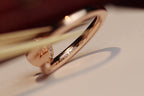 [⭐JeweliWhal]JUSTE RING 2.65MM ذهب وردي ماس