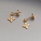 [⭐JeweliWhal]STAR EARRINGS GOLD