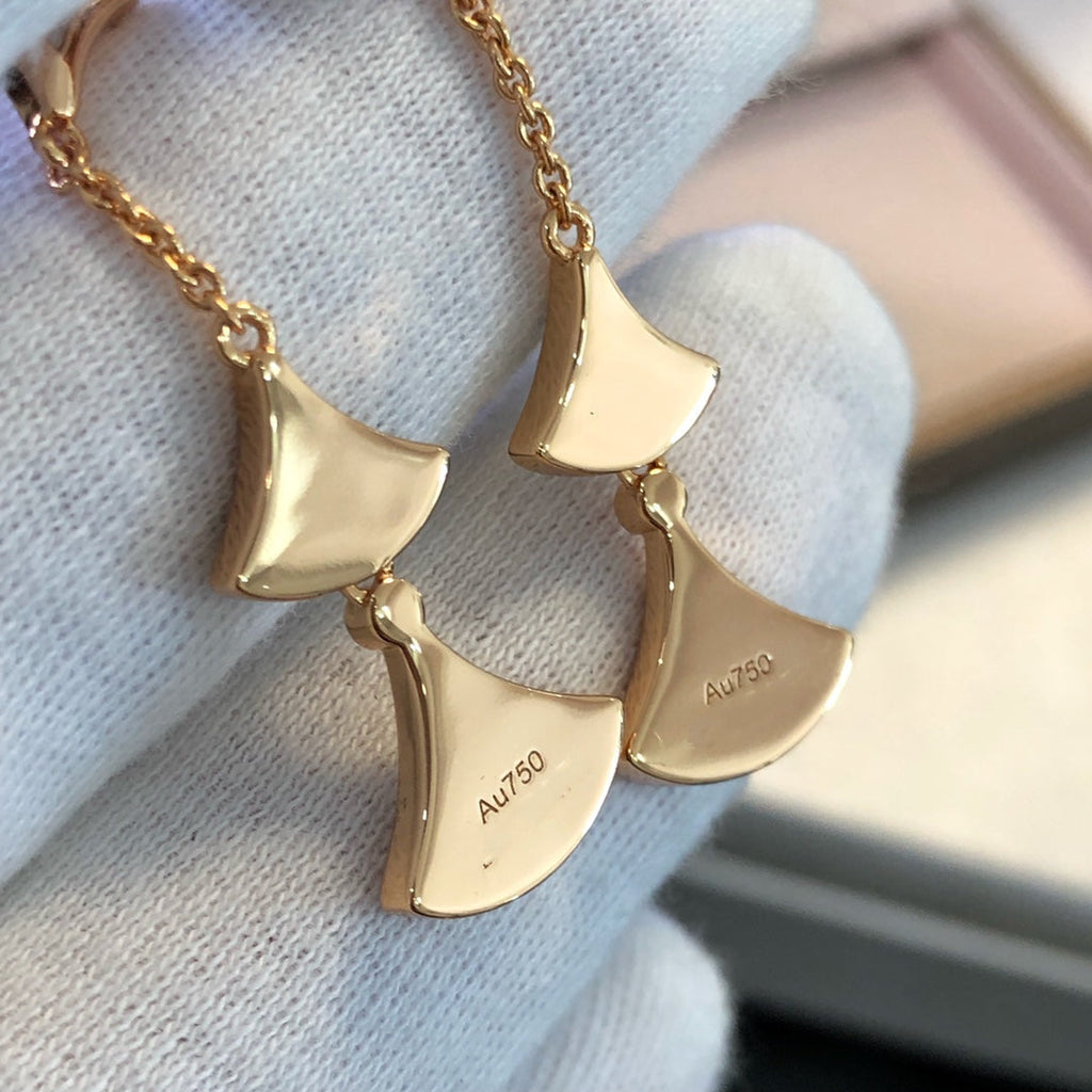 [⭐JeweliWhal]DREAM EARRINGS 3 MOTIFS MALACHITE MOP PINK GOLD