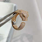 [⭐JeweliWhal]PANTHERE PINK GOLD DIAMOND RING