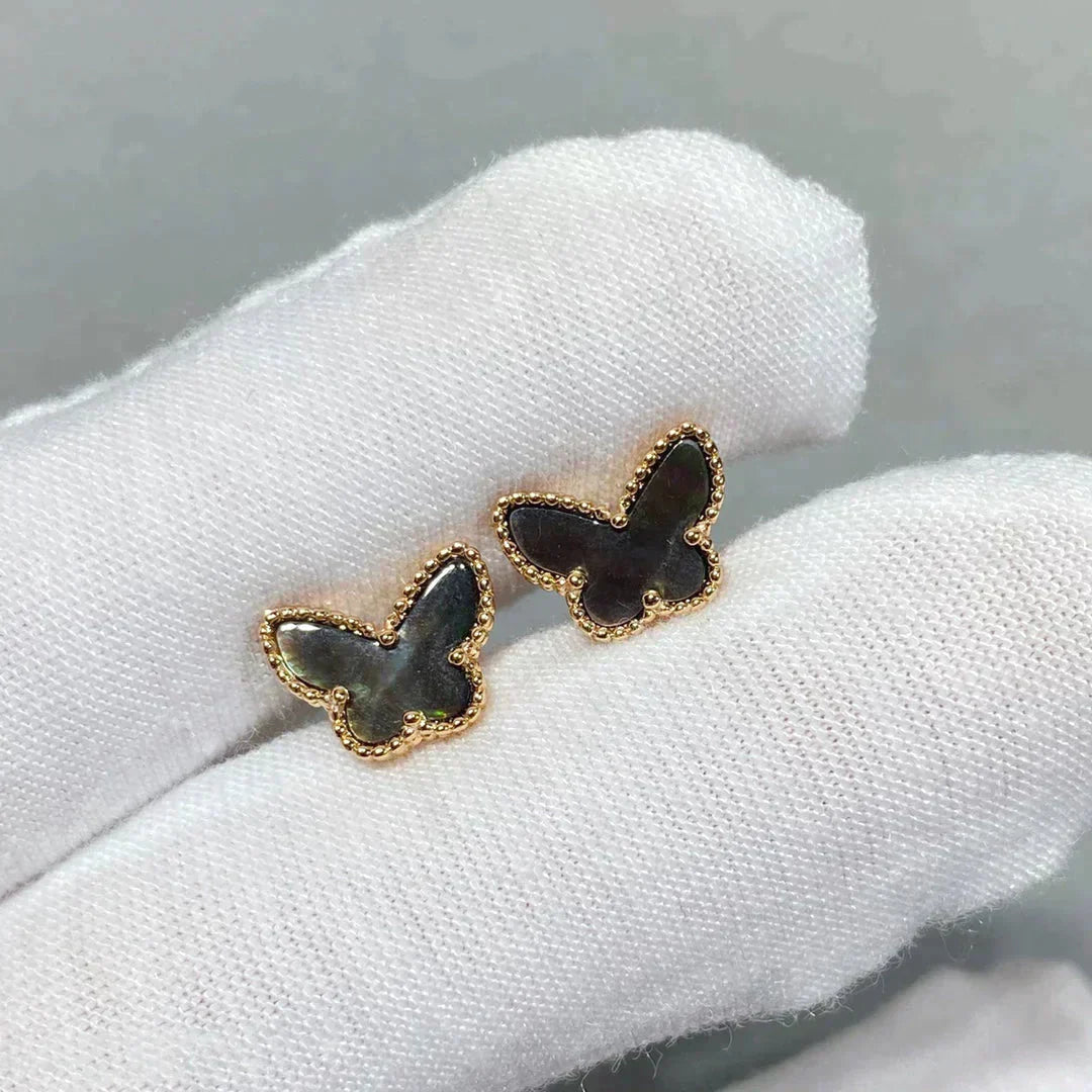 [⭐JeweliWhal]BUTTERFLY DARK MOP  EARRINGS