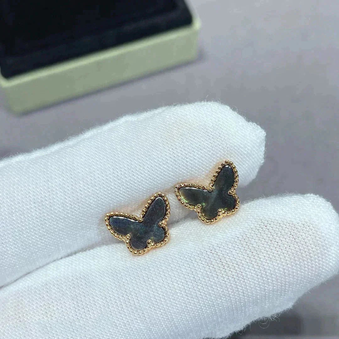 [⭐JeweliWhal]BUTTERFLY DARK MOP  EARRINGS