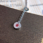 [⭐JeweliWhal]ZERO 1 BLACK CERAMIC SILVER NECKLACE