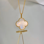 [⭐JeweliWhal]CLOVER 25MM MOP LARGE PENDANT NECKLACE