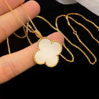 [⭐JeweliWhal]CLOVER 25MM MOP LARGE PENDANT NECKLACE